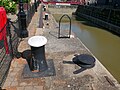 Bollards by the entrance lock of St Katharine Docks. [596]