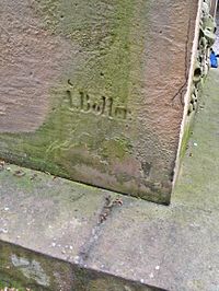 Factory signature 1848, veteran memorial, Worms