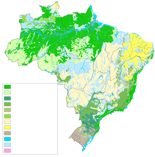 Brasil Distribuição Regional da cobertura Vegetal (com Legenda 2).svg