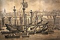 Brest : le port en Penfeld (1777, Louis-François Cassas) 2