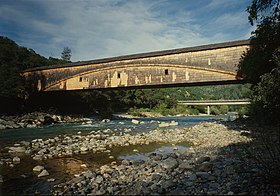 Blick auf die Brücke im Jahr 1984.