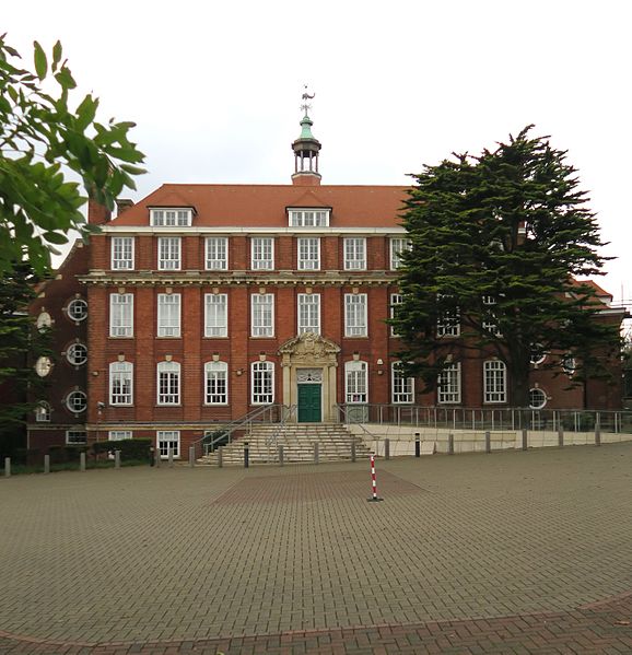 Main entrance of Brighton Hove & Sussex Sixth Form College