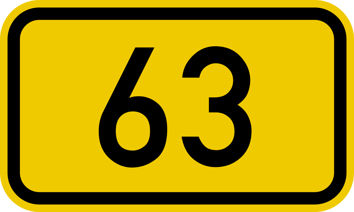 File:Bundesstraße 63 number.svg - Wikimedia Commons