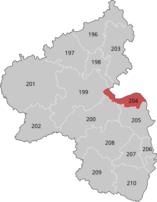 <span class="mw-page-title-main">Mainz (electoral district)</span> Federal electoral district of Germany