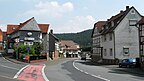 Marburg, Hesja, Niemcy - Widok na rynek miejski or