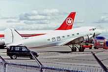 Die am 13. Januar 1999 verunglückte Douglas DC-3 C-GWUG