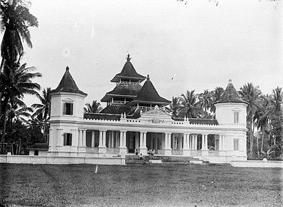 Manonjaya Great Mosque in Tasikmalaya, circa 1890