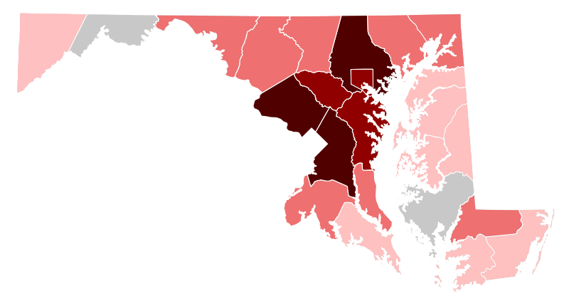 File:COVID-19 Cases in Maryland by counties.svg