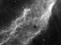 H-alpha image of the nebula with amateur telescope.