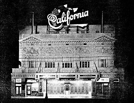 California Theatre, 810 S. Main St., Los Angeles, c.1921