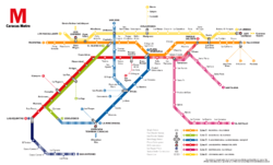 卡拉卡斯地鐵: 路線, 线网图, 參考資料