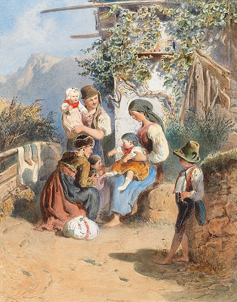 File:Carl Goebel - A peasant family idyl.jpg