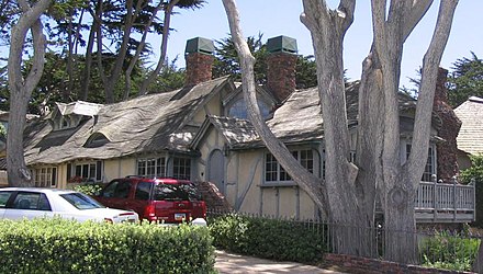 Typical fairytale cottage-style Carmel architecture