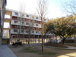 Casa Bloc (1932-1936), an example of residential planning developed by GATCPAC. Casa Bloc.JPG