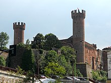 Veduta castello di Ivrea