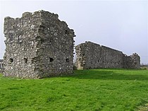 The remains of Castlederg Castle