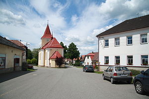 Center of Kaliště, Pelhřimov District.JPG