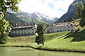 Chartreuse du Reposoir, vue du lac