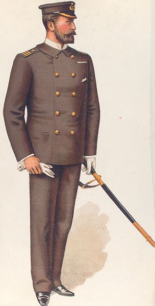 Chilean Navy officer's uniform, circa 1890
