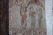 English: Fresco in Church of St James in Torun