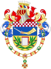 Coat of Arms of Oscar Luigi Scalfaro (Order of Isabella the Catholic).svg