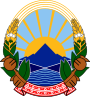 Escudo de Republica de Macedonya d'o Norte