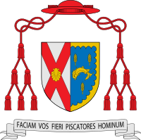 Coat of arms of Saint John Fisher.svg