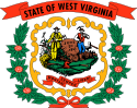 Coat of arms of West Virginia.