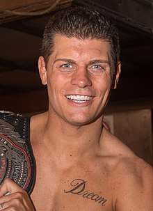 Cody Rhodes ROH World Champion (cropped).jpg