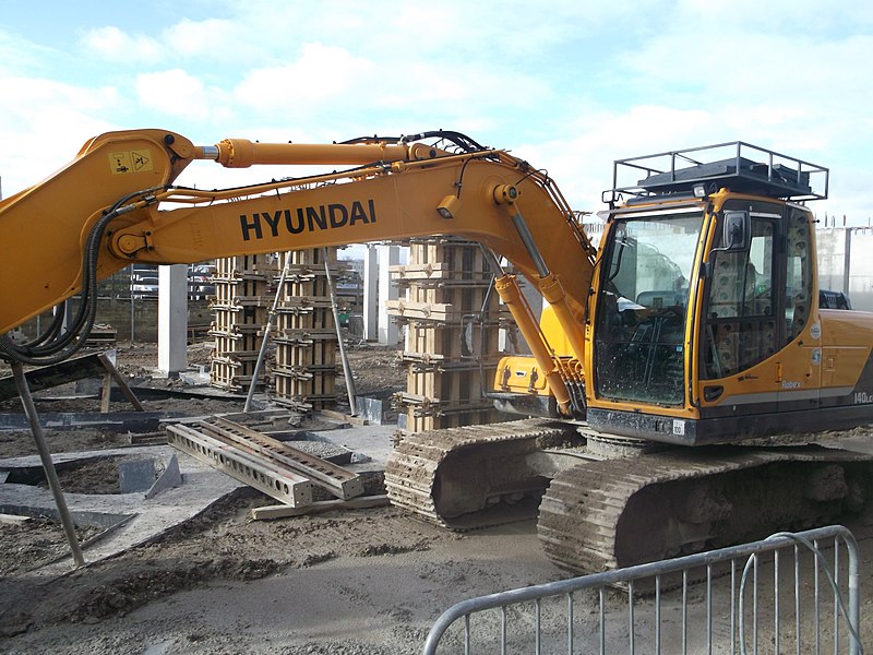 File:Columns and excavator, Sun Pier - geograph.org.uk - 3852377.jpg