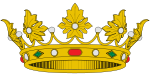 Representació Heràldica de la Corona Reial Tancada amb tres arcs visibles