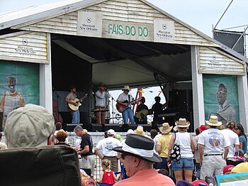 Fais Do Do stage, New Orleans Jazz Fest