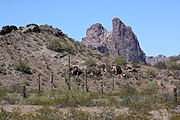 Courthouse Rock, Eagletail Mts