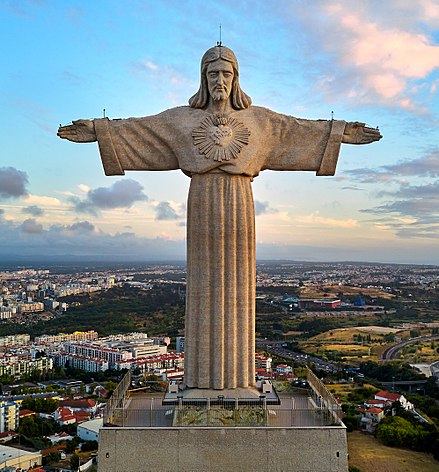 The Christ the King monument, in Almada, symbolises the profound Christian-Catholic identity of Portugal.