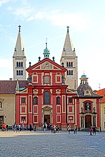 St. Georges Basilica, Prague Basilica church in Prague