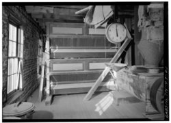 DETAIL OF TOP OF ROLLER MILLS - Ketner Mill, East bank of Sequatchie River, Victoria, Marion County, TN HABS TENN,58-VICT.V,1-21.tif