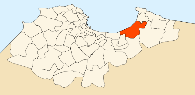 Localização de Bordj El Kifan