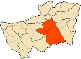 Taoura District - Carte