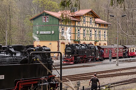 Dampfzüge in Eisfelder Talmühle