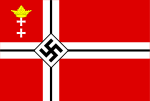 Флаг полиции («Schwarzkorps») Вольного города Данциг (1937—1939)