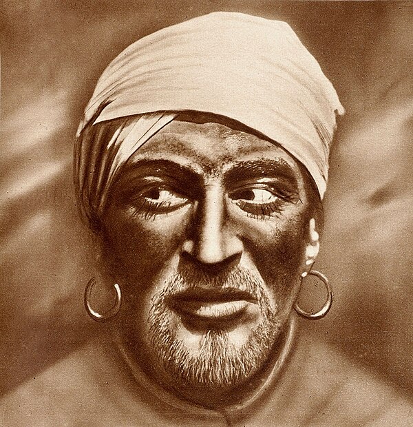 Godfrey as a Hindu character in a 1928 play