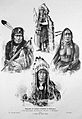 Die Gartenlaube (1874) b 755.jpg Mitglieder der Indianer-Deputation in Washington. Nach einer Photographie von Alexander Gardner in Washington.