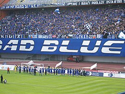 Hajduk Split x Dinamo Zagreb Torcida Split hoje no clássico croata