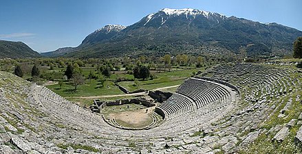 The ancient theatre at Dodona, Epirus
