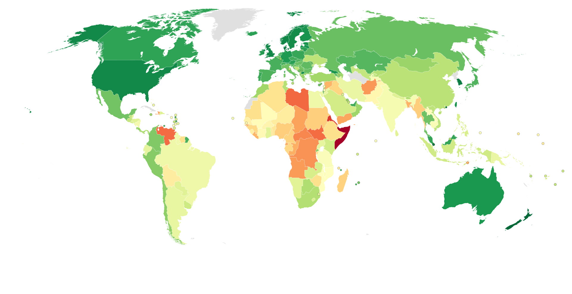 Исследование стран. Ease of doing Business Index. Как меняюсь стран мира.