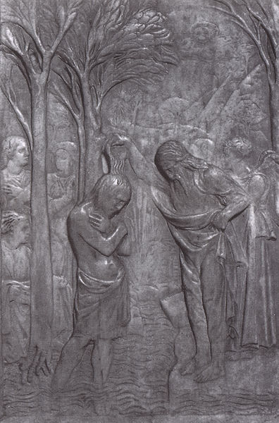 File:Donatello, battesimo di cristo, arezzo, post 1425.jpg