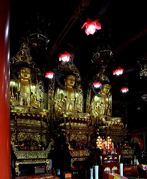 File:Donglin Temple Three Buddhas.jpg