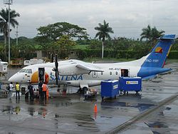 Dornier D328 в международном аэропорту Пальмасека
