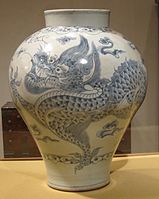 18th-century dragon jar