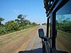 Driving on the B8 from Grootfontein to Katima Mulilo